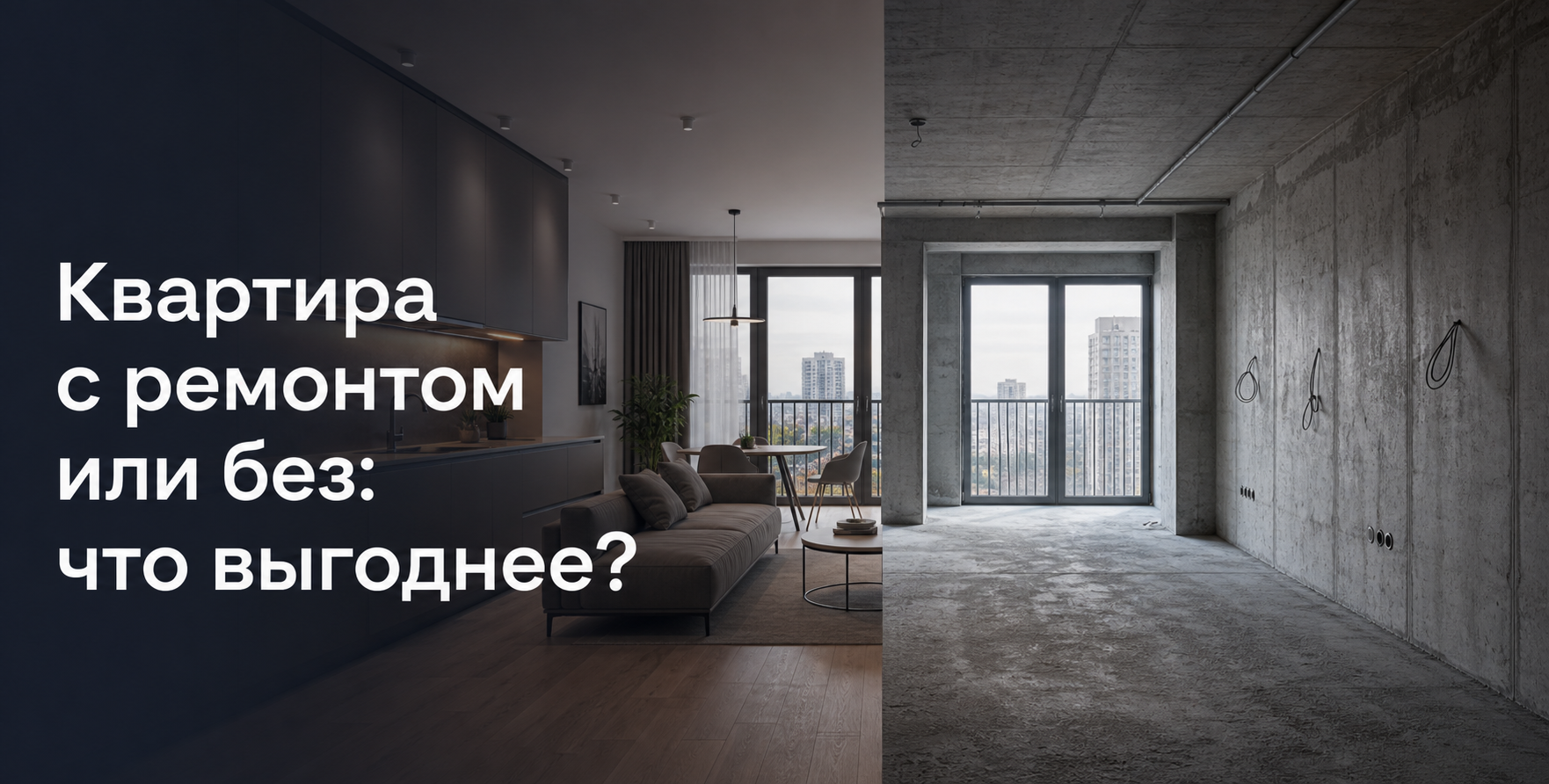 Квартира с ремонтом от застройщика vs «черновая»: считаем реальную выгоду в 2026 году