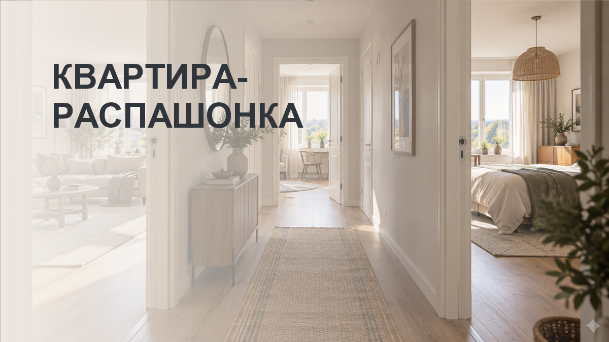 Квартира распашонка: что это, плюсы и минусы планировки